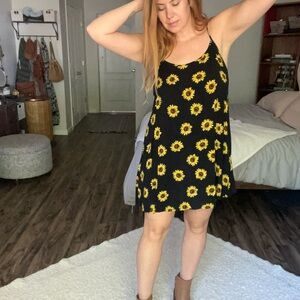 Sunflower mini dress loose fit